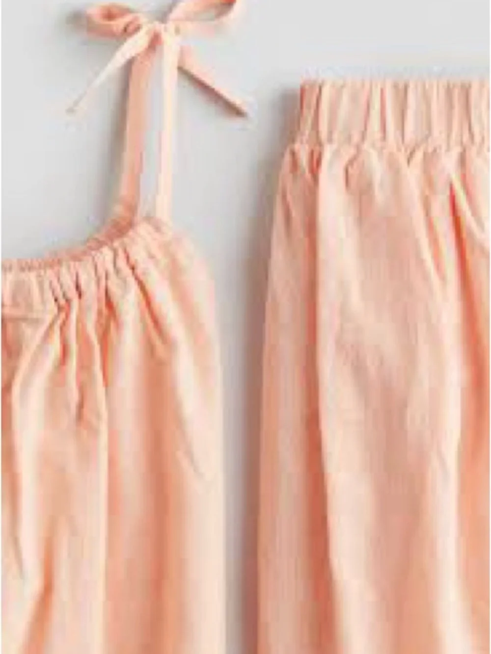 H+M Girls Linen Blend Set